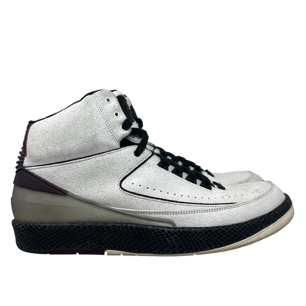 Air Jordan 2 Sneakers‎ Mens 14 Sail Burgundy Crush Retro A Ma Maniere DO7216-100
